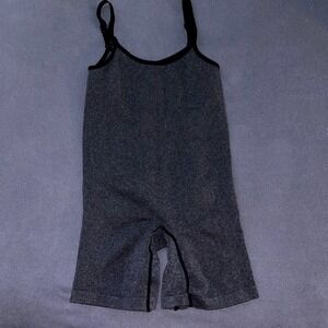 FLEX OWN IT Seamless Bodysuit Full Slip Shapewear‎ Tank XL Women Charcoal Grey